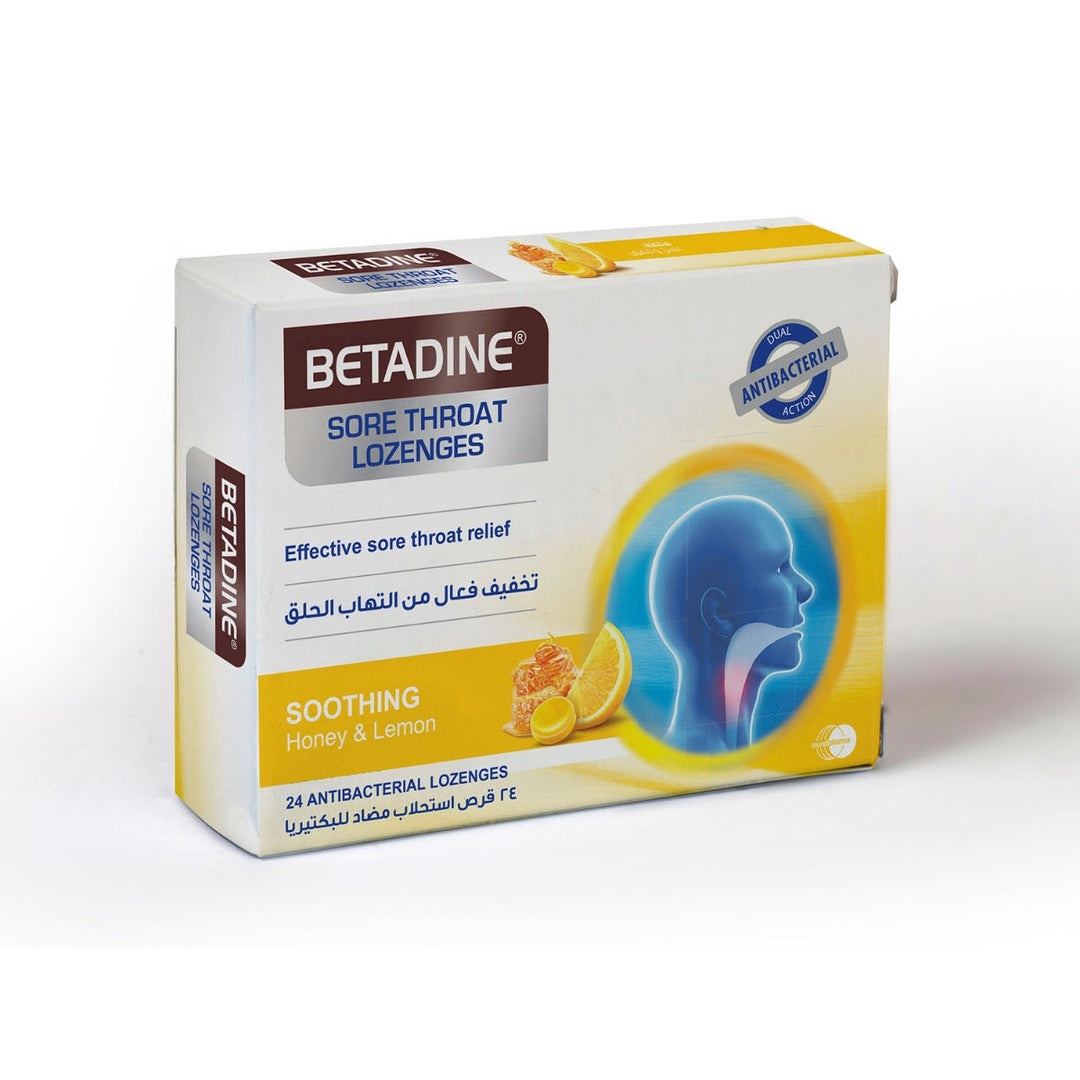 Betadine Honey & Lemon Lozenges  24s