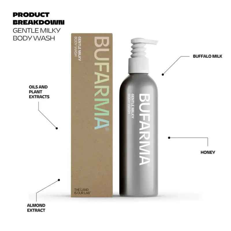 BUFARMA GENTLE MILKY BODY WASH 200ML