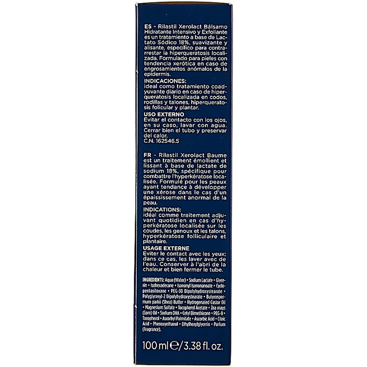Back label of a cosmetic product with text on a white background1