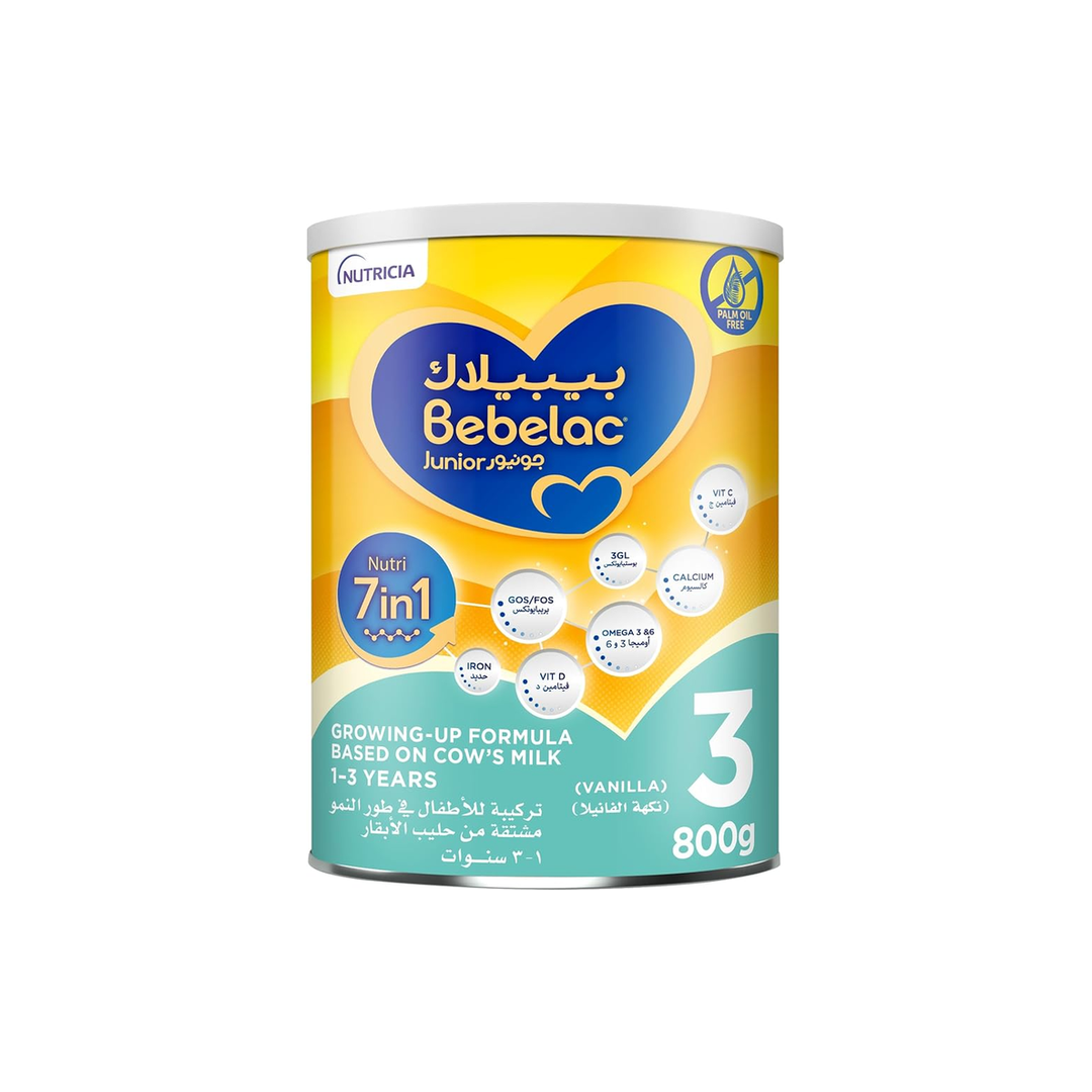 Bebelac Junior 3 7-in-1 Growing-Up Formula 800g