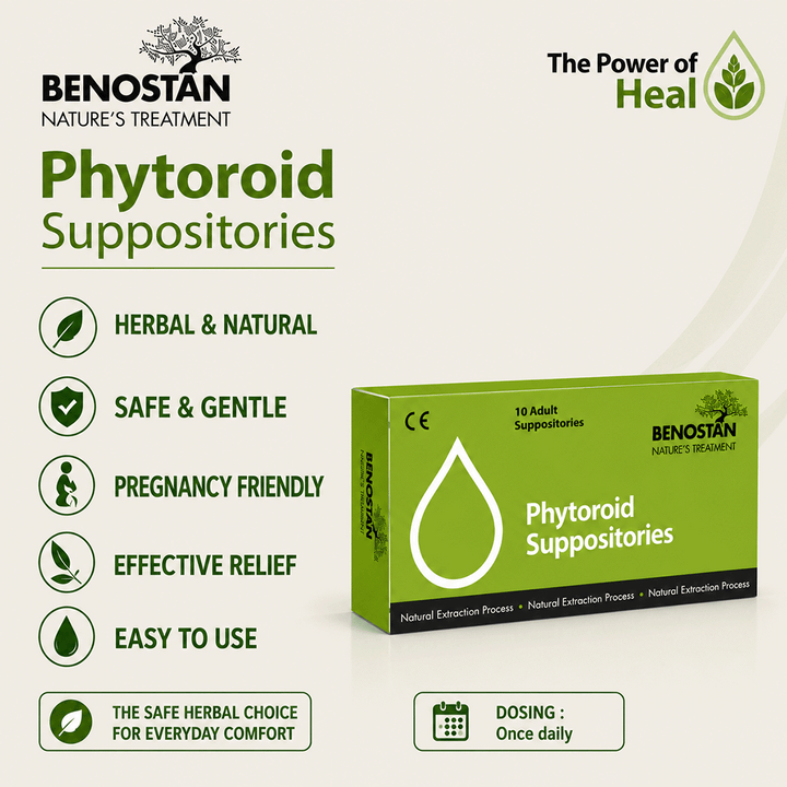 Benostan Phytoroid Suppository Adult 10s