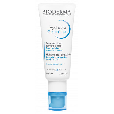 Bioderma Hydrabio Gel Cream 40ml - Lightweight hydrating gel for normal to combination skin.