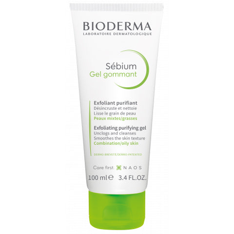 Bioderma Sebium Exfoliating Gel 100ml - Exfoliator for acne-prone skin.