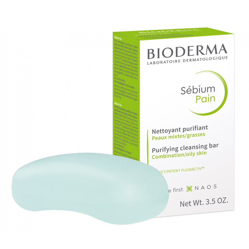 Bioderma Sebium Soap 100gm - Soap for oily and acne-prone skin.