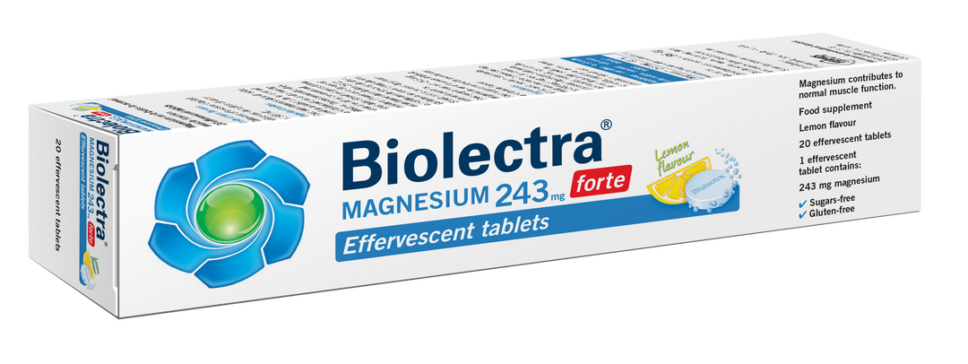 Biolectra Magnesium Effervescent Tablets Forte 20s