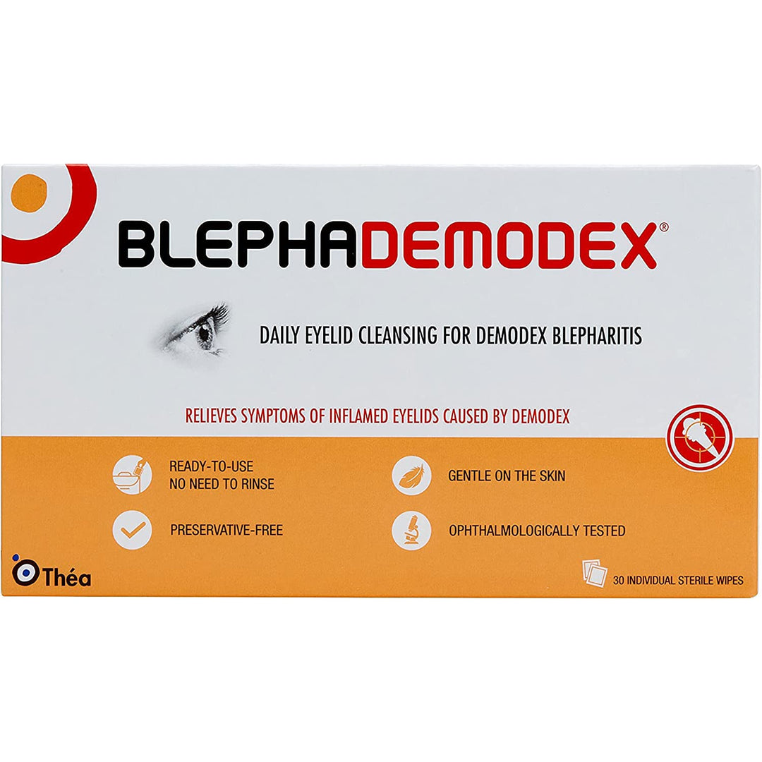 Blephademodex Sterile Eyelid Wipes 30s