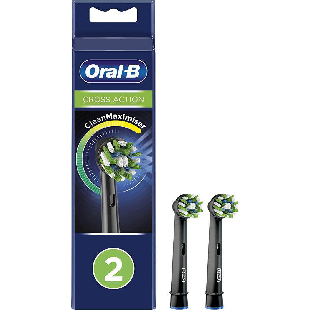 Braun Oral B Brb-2 Cross Action Black Brush Head