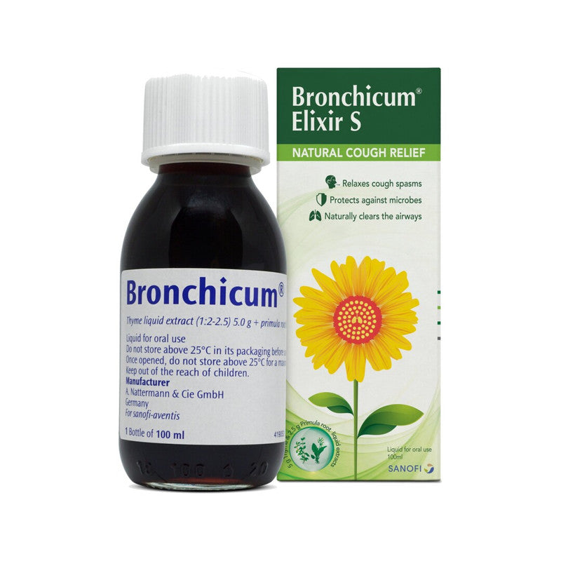 Bronchicum Elixir S Syrup 100ml