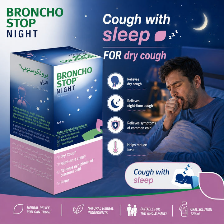 Bronchostop Night Oral Solution 200ml
