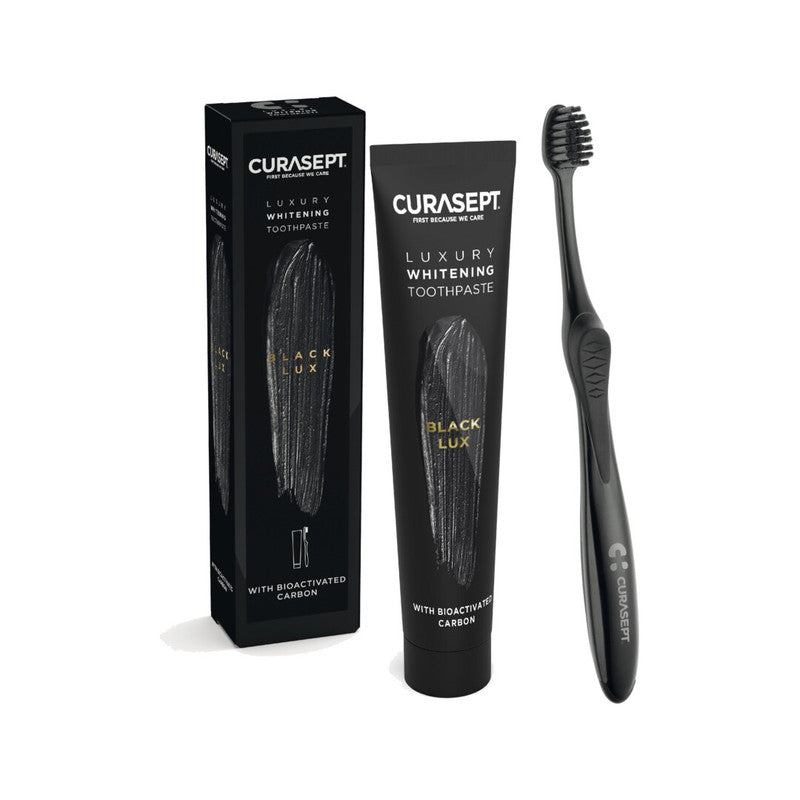 CURASEPT BLACK LUXURY WHITENING TP 75ML + TB