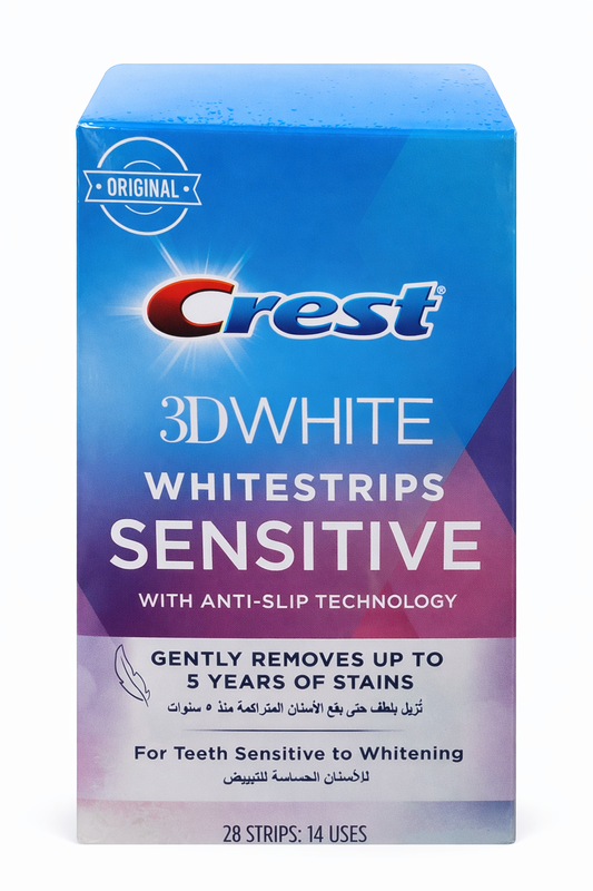 CREST 3DWHITE SENSITIVE WHITESTRIPS 28S