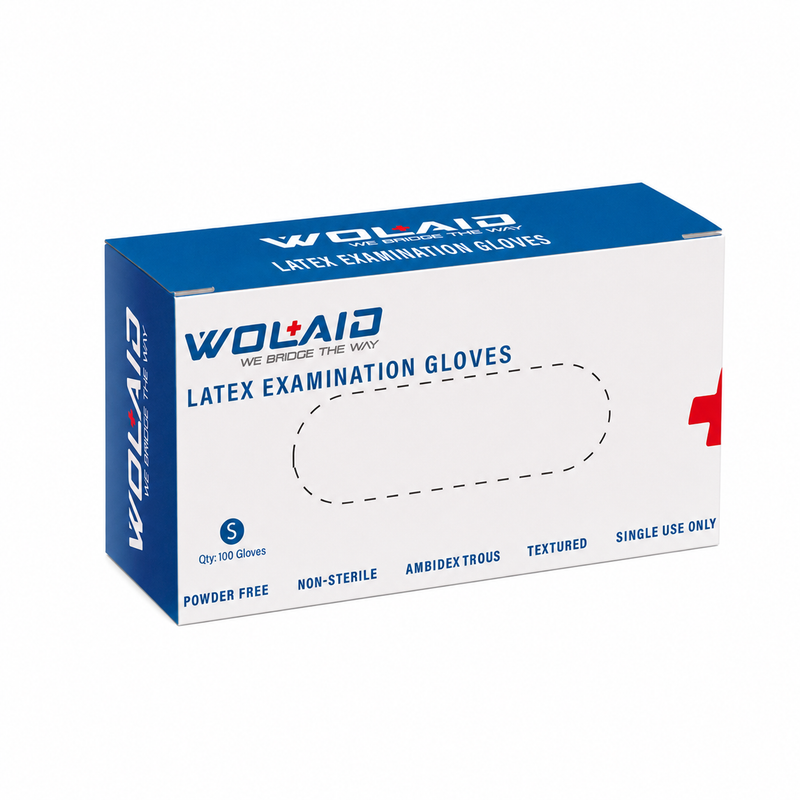 Wolaid Latex Powder Small Exam Gloves 100S