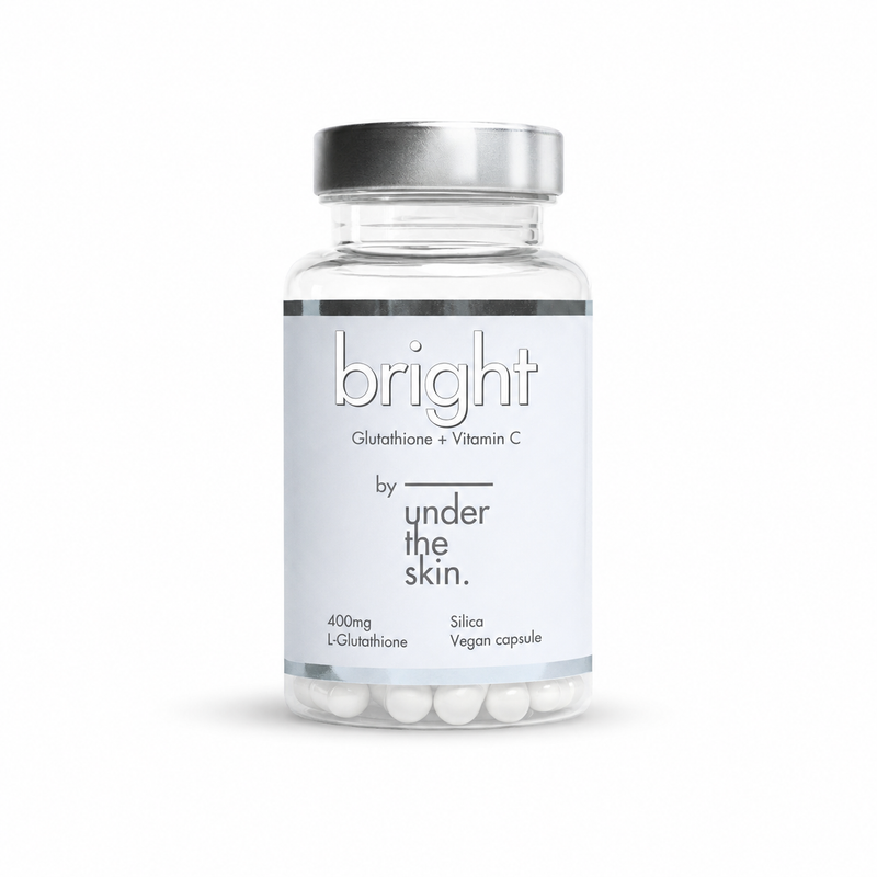 Under The Skin Bright Glutathione + Vitamin C Veg Capsules 60pcs