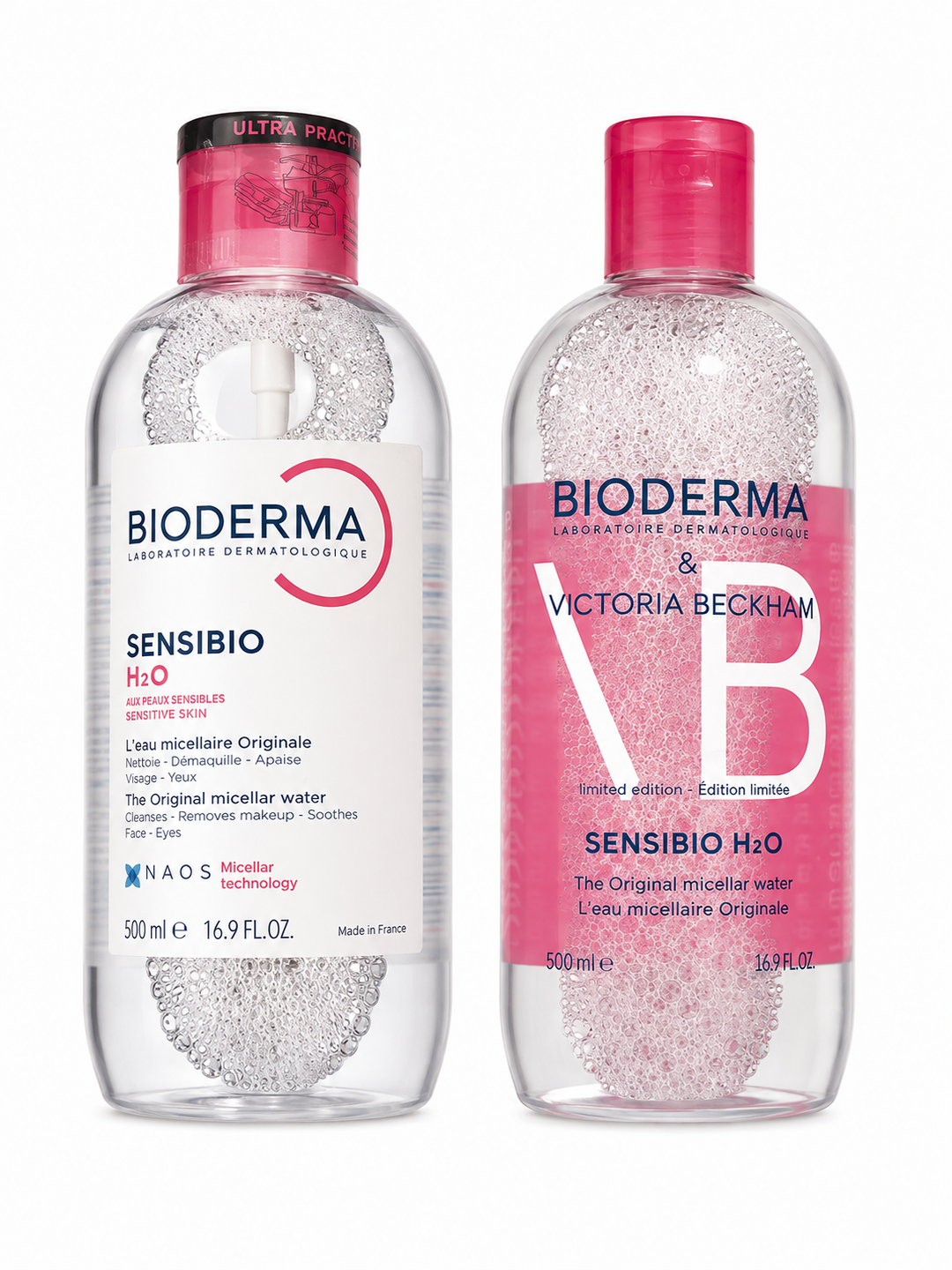 Bioderma Sensibio H2O Micellar Water 500ml Pump 1+1 Limited Edition