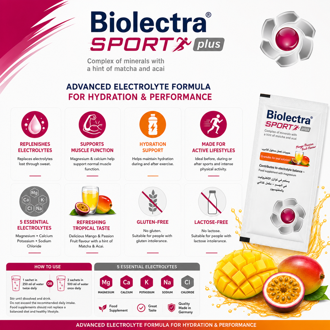 Biolectra Sport Plus Sachet 20s
