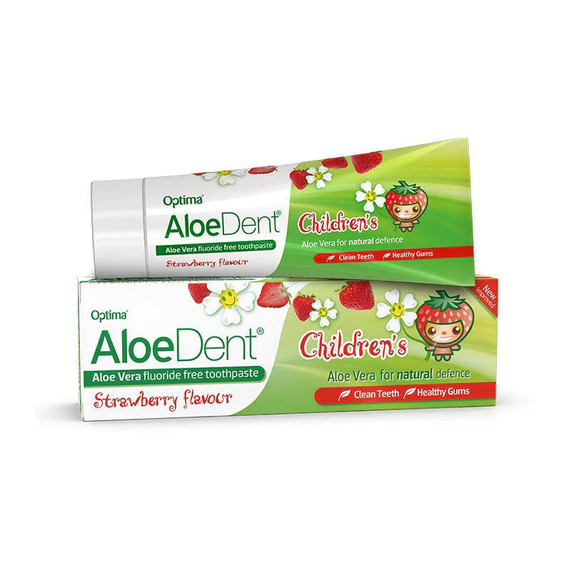 Aloedent Tp Child Strbry Fluor Free 50Ml