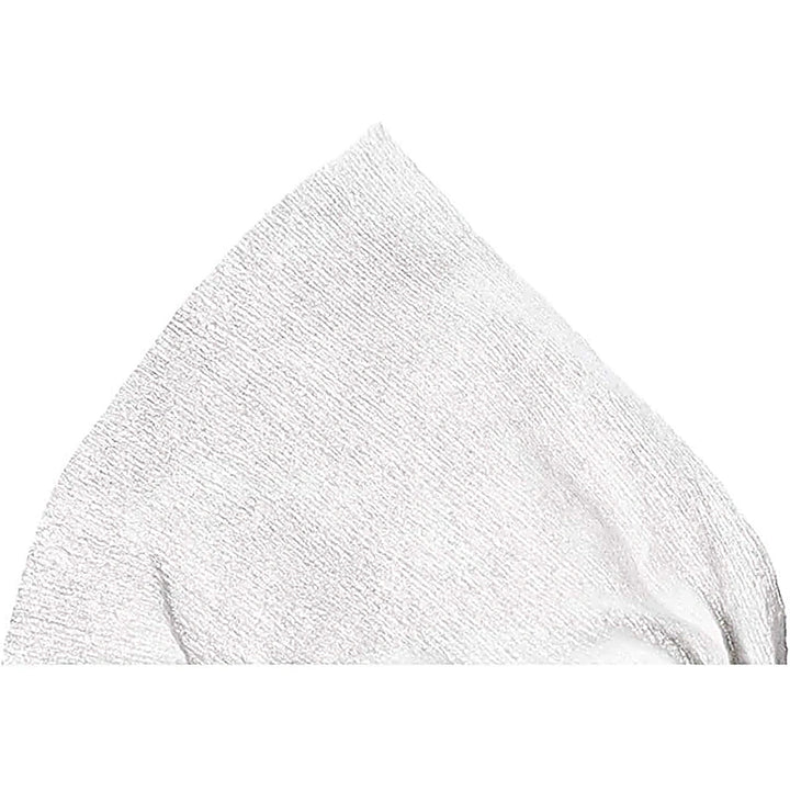 Close-up of a white fabric texture on a white background