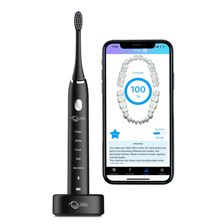 QUTEK QT-1741 BLACK DENTICARE SMART SONIC TB