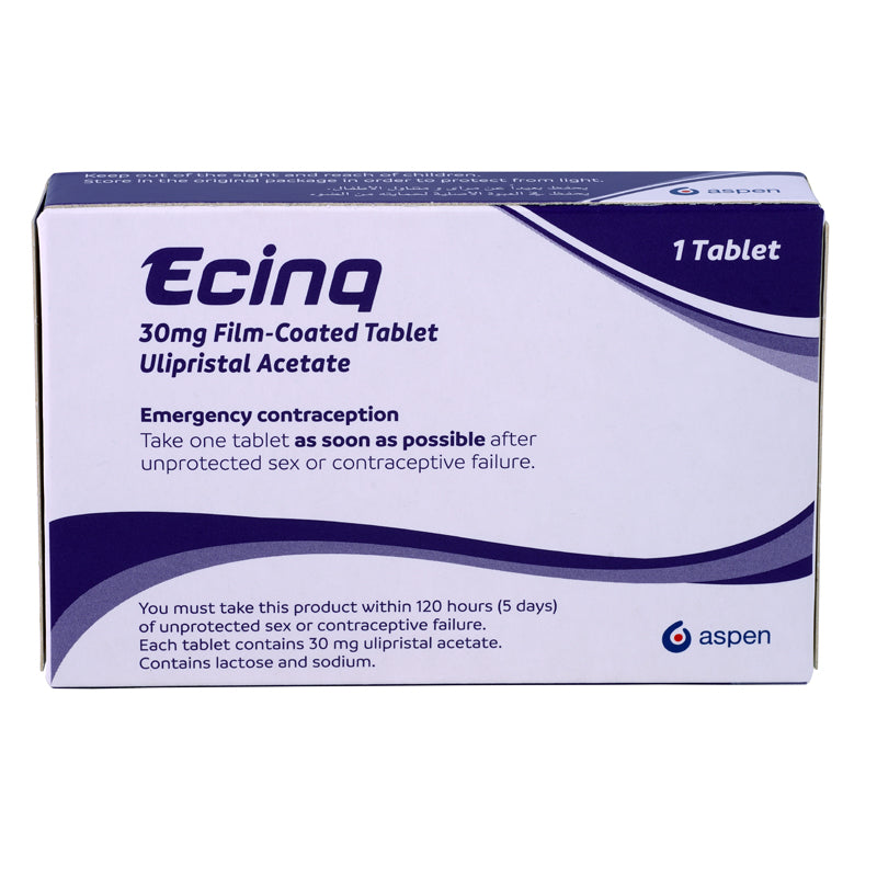 Ecinq Emergency Contraception 30mg Tablet 1s