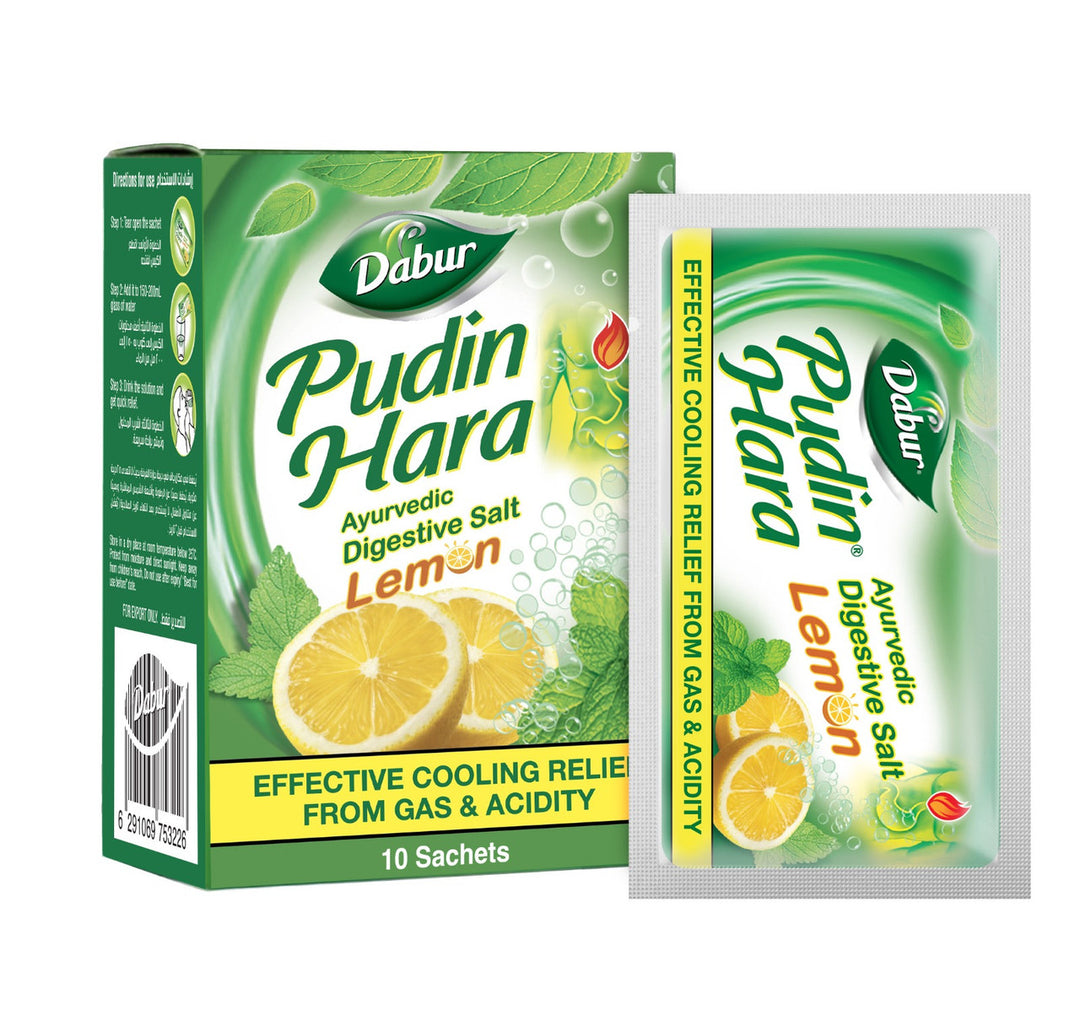 DABUR PUDIN HARA LEMON SALT SACHET 10S