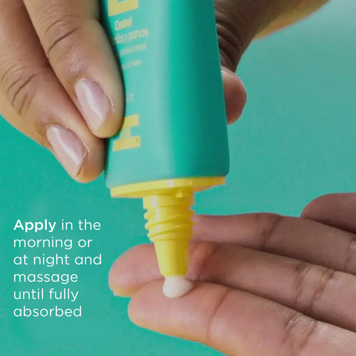 ISDIN Teen Skin Acniben oil-control gel cream being applied on fingertip with non-greasy texture for oily skin and acne control