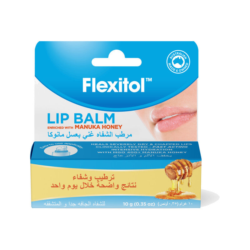 Flexitol Manuka Honey Lip Balm 10g