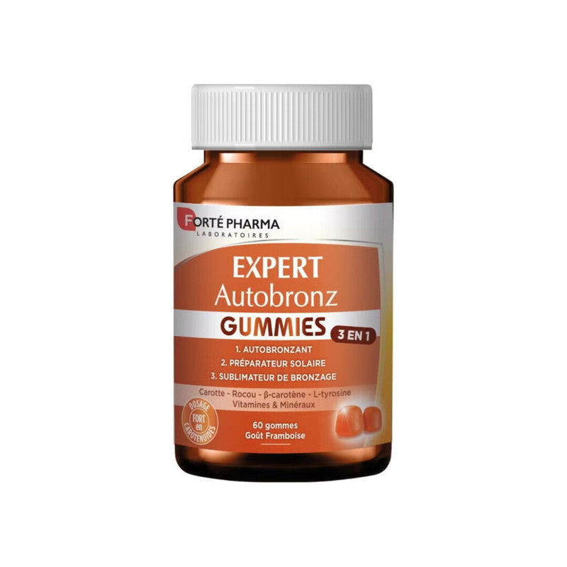 Forte Expert Autobronz Raspberry Gummies 60S