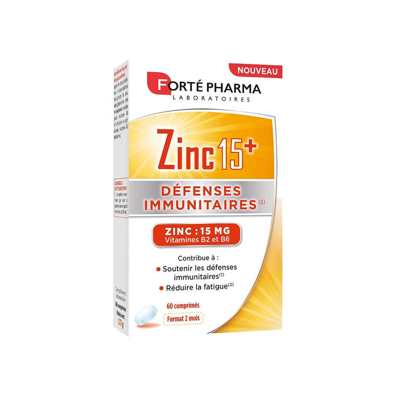 Forte Zinc 15Mg+ Immune Defence Tab 60S