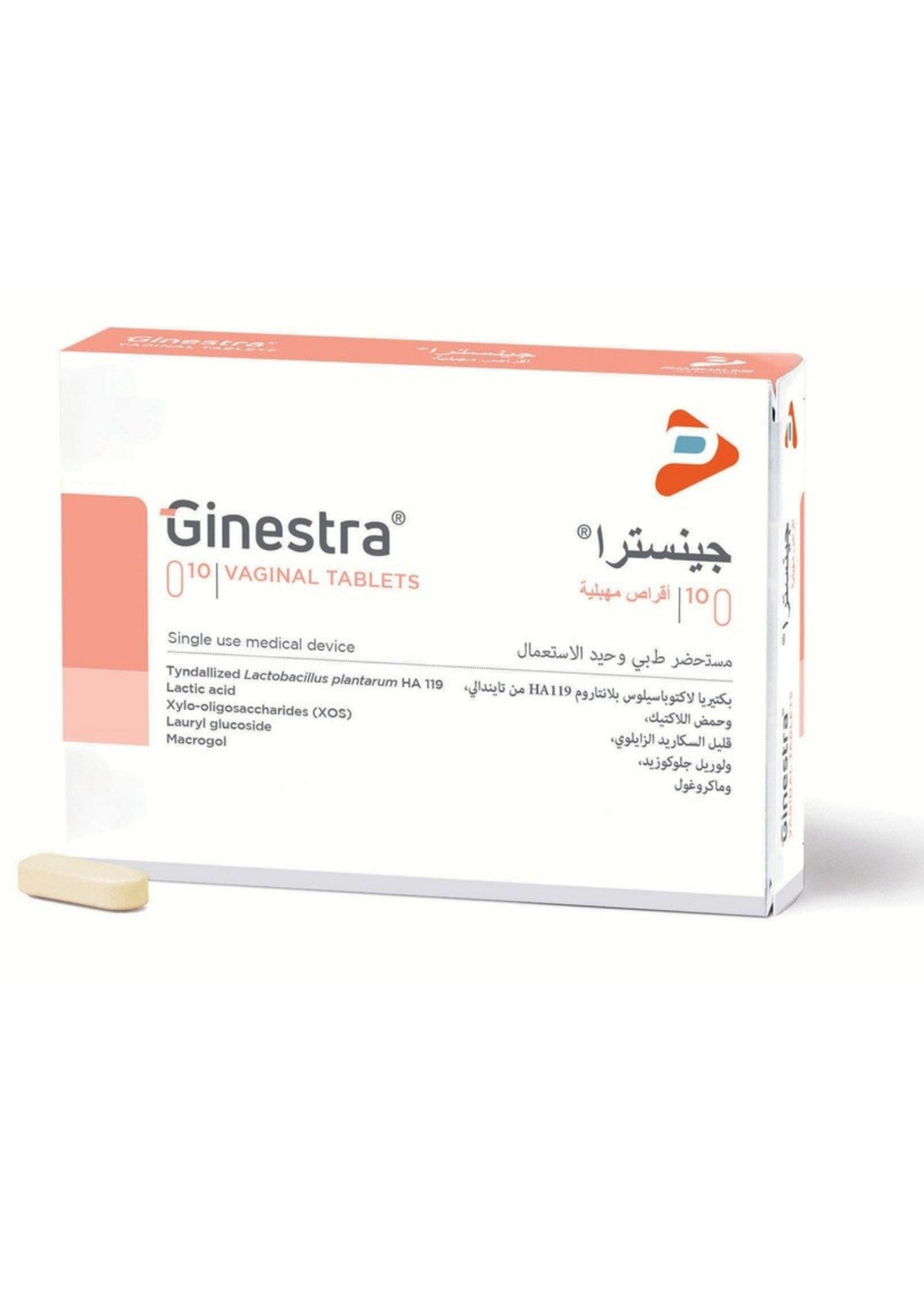 GINESTRA VAGINAL TAB 10S