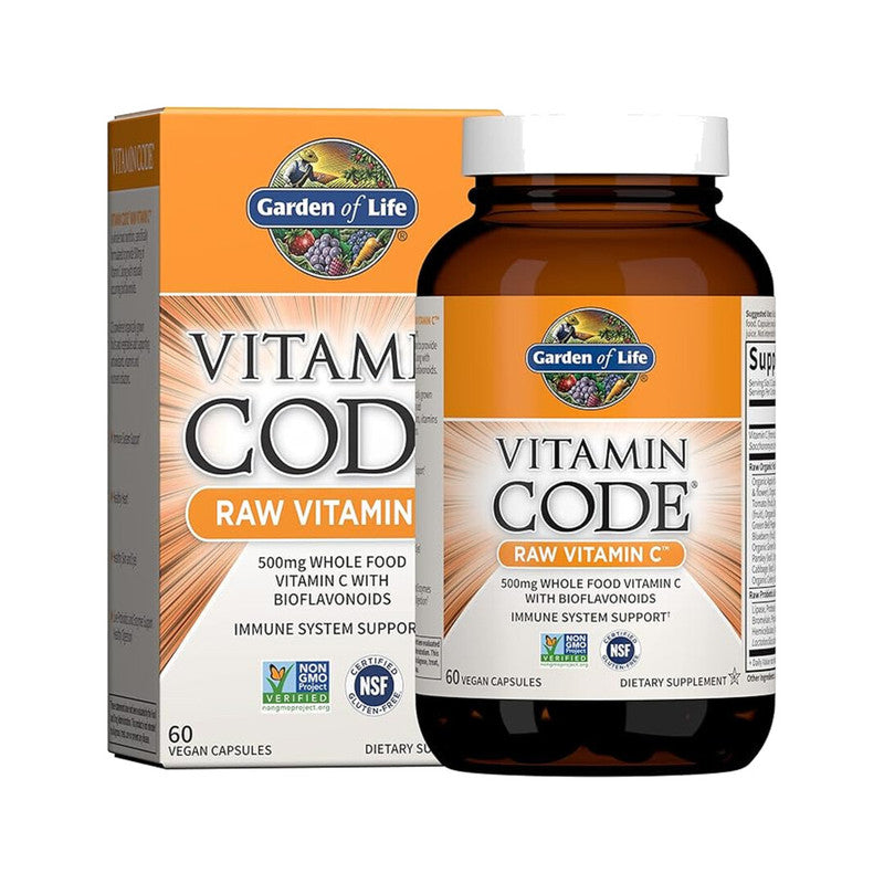Gol Vitamin Code Raw Vit C 500Mg Vcap 60S