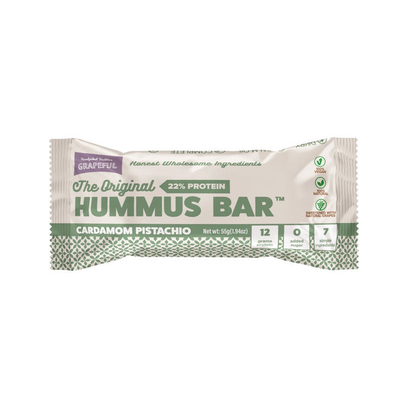 Grapeful Hummus Cardamom Pistachio Bar 55g 20s