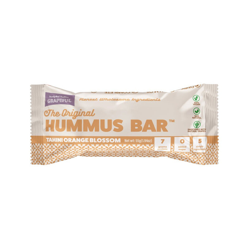 Grapeful Hummus Tahini Orange Bar 55g 20s