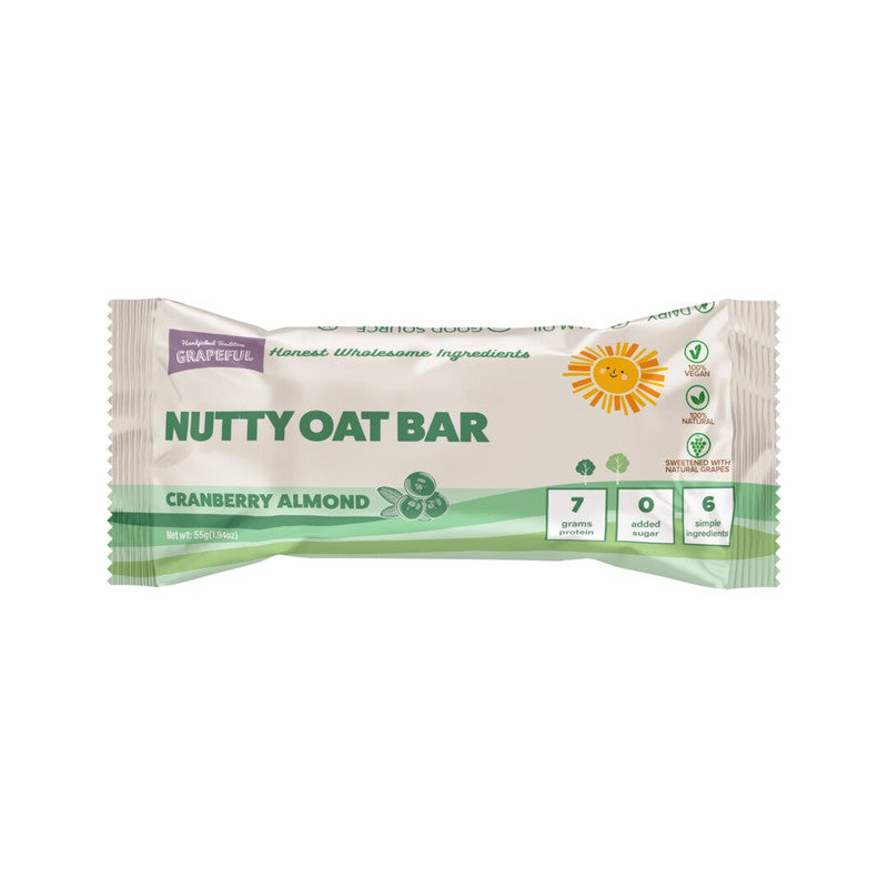 Grapeful Nutty Cranberry Almond Oat Bar 55g 20s