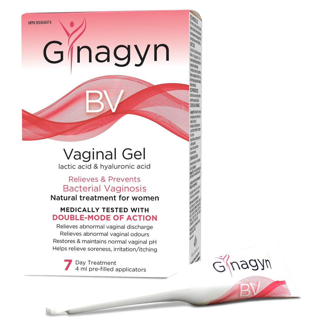 Gynagyn BV Vaginal Gel 4ml 7s for bacterial vaginosis treatment and prevention.