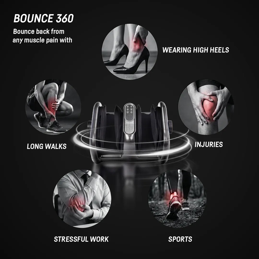 QUTEK BOUNCE 360 BLACK DEEP THERAPY MASSAGER
