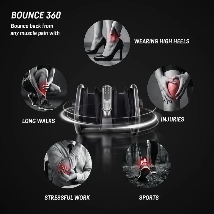 QUTEK BOUNCE 360 BLACK DEEP THERAPY MASSAGER