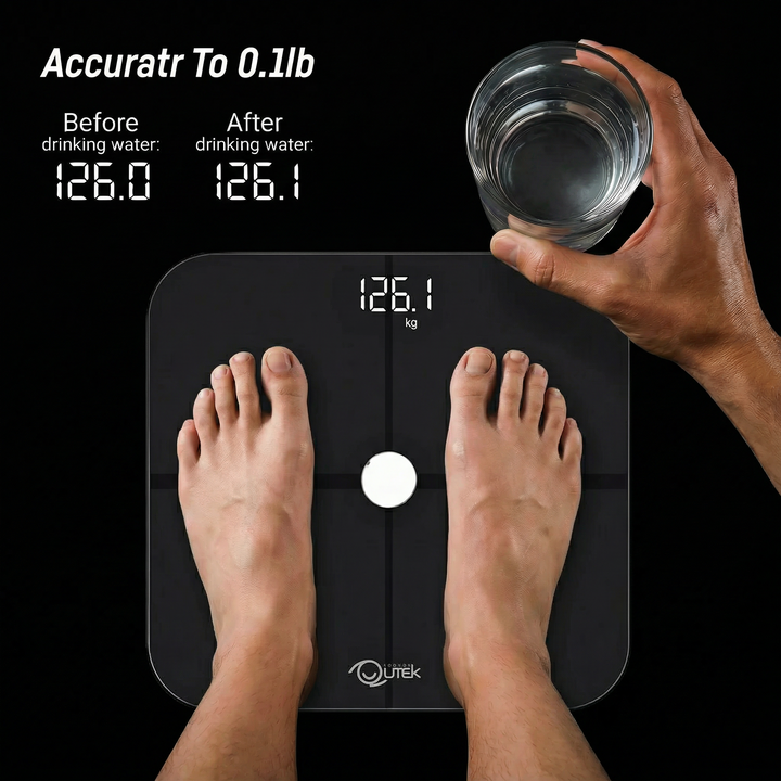 QUTEK QSP511 BLACK STEPS BODY COMPOSITION SCALE