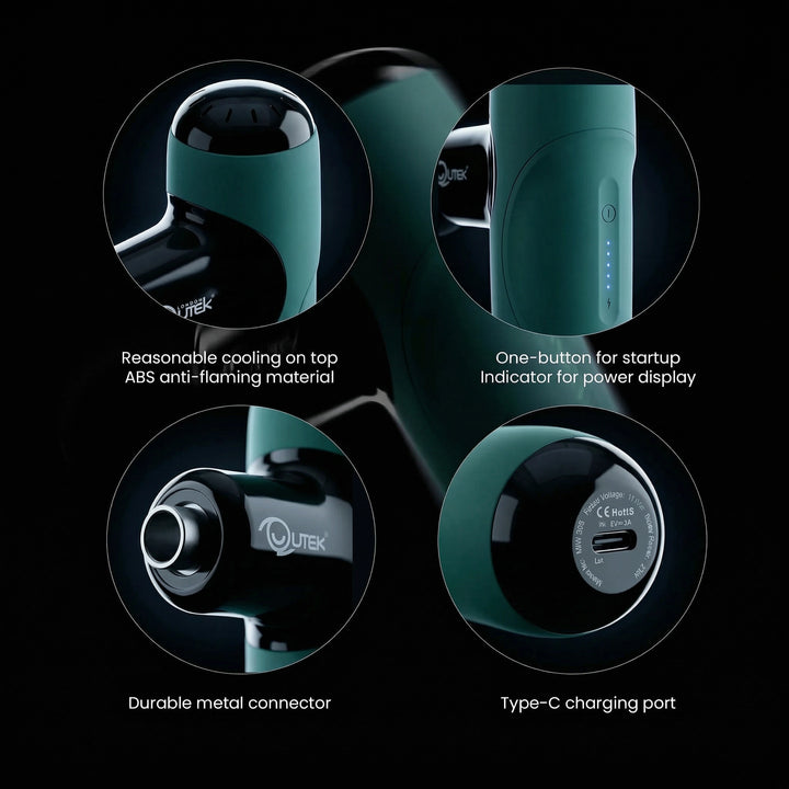 QUTEK MINI305 GREEN GUN MASSAGER