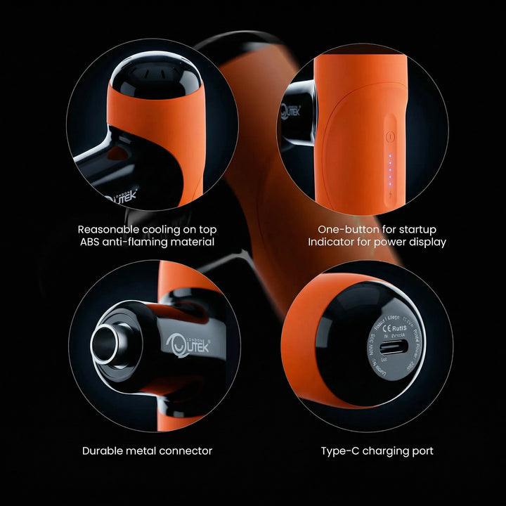 QUTEK MINI305 ORANGE GUN MASSAGER