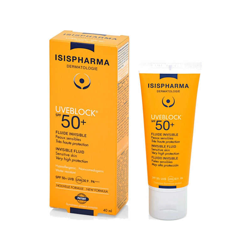 Isis Uveblock Spf50+ Invisible Fluid 40Ml