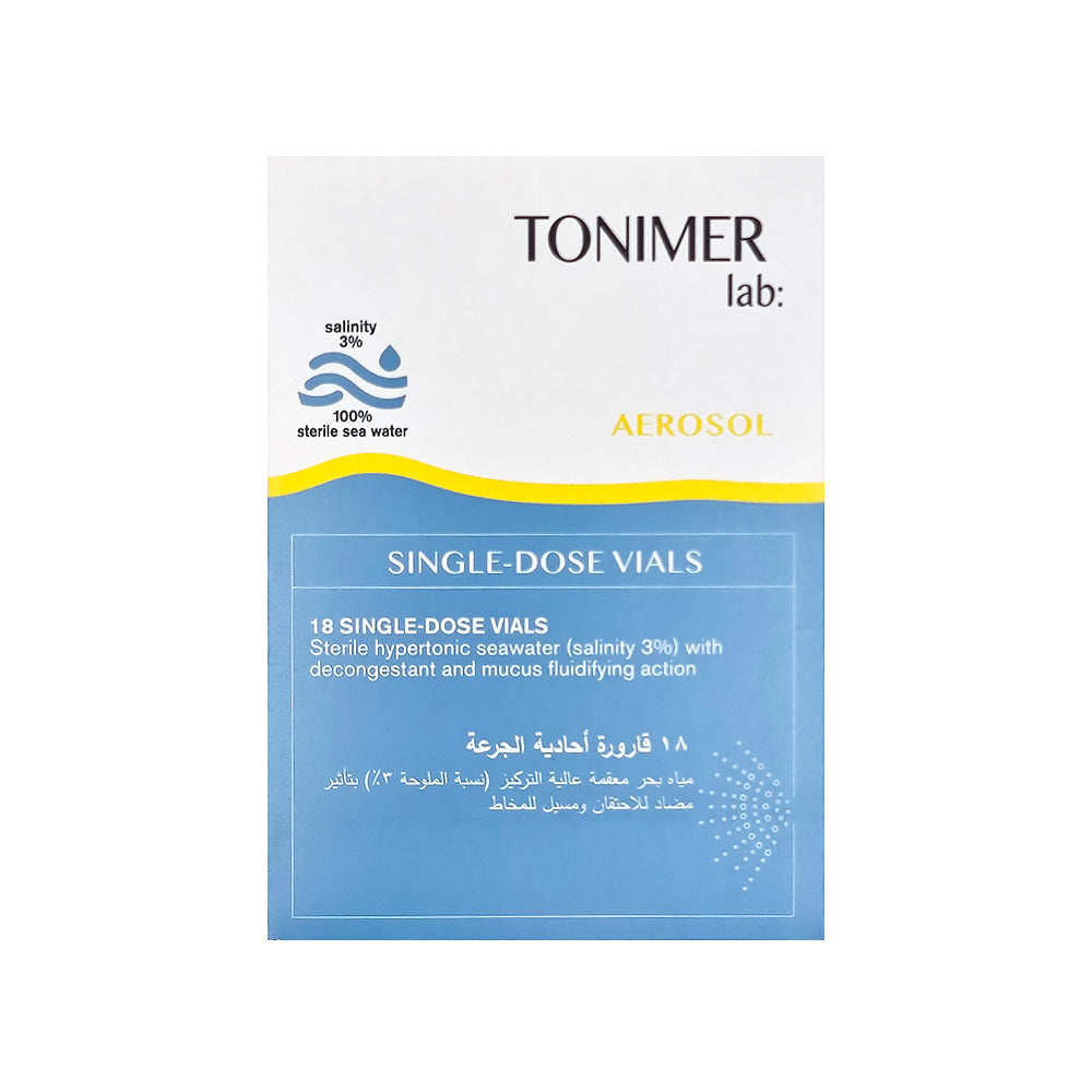 Tonimer Lab Aerosol Vial 18s Single Dose