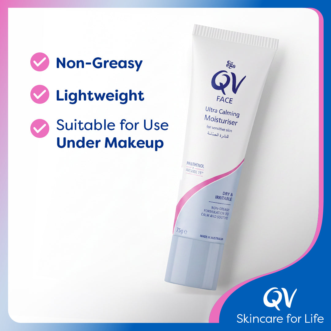 Ego Qv Face Ultra Calming Moisturiser 75g