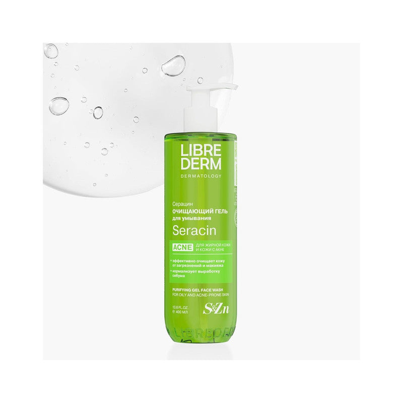 LIBREDERM SERACIN PURIFYING FACE WASH GEL 400ML
