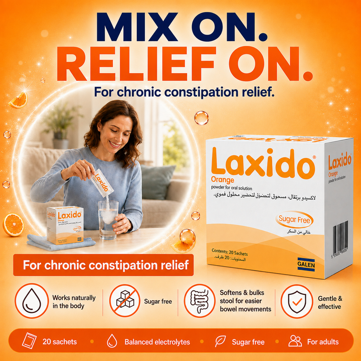 Laxido 13.8g Orange Sachet 20s