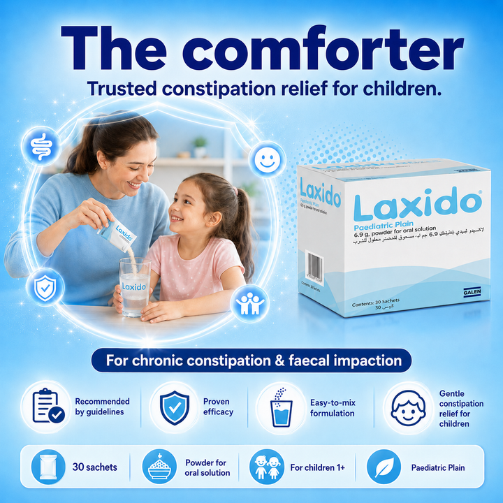Laxido 6.9g Pediatric Sachet Plain 30s