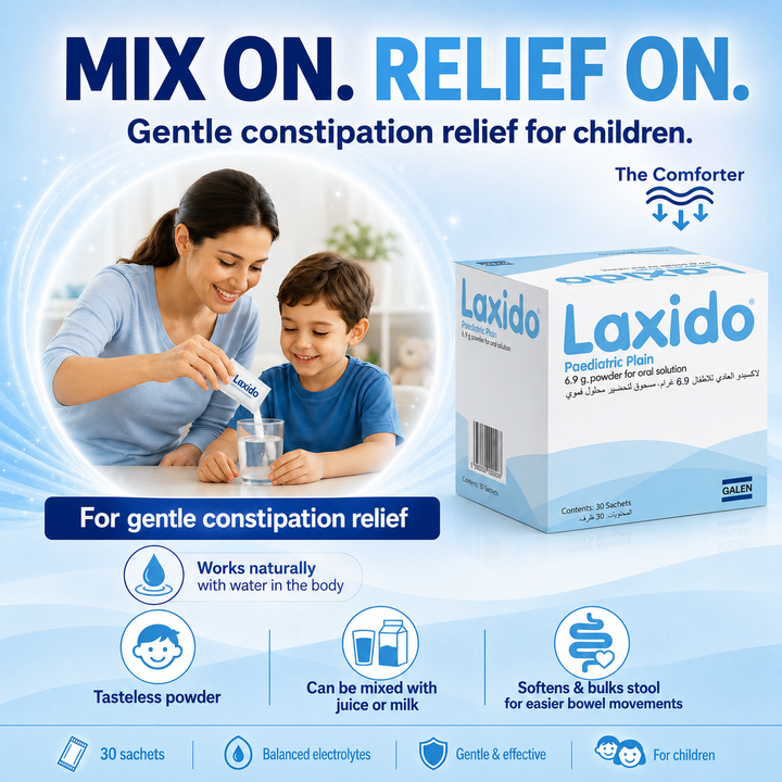 Laxido 6.9g Pediatric Sachet Plain 30s
