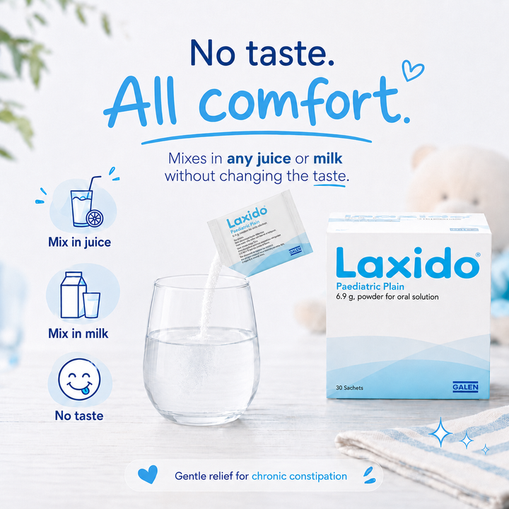 Laxido 6.9g Pediatric Sachet Plain 30s