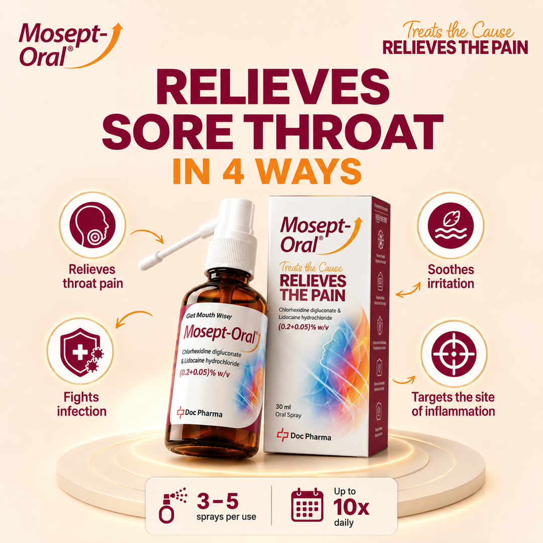 Mosept Oral Mouth Spray 45Ml