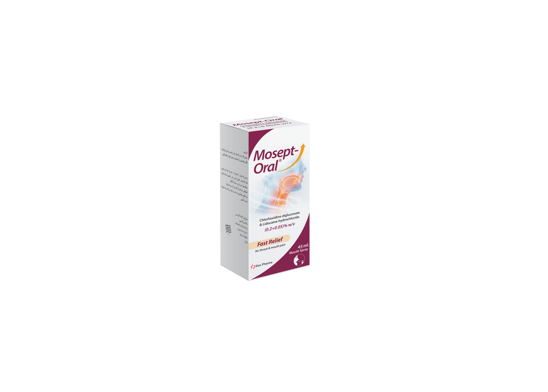 Mosept Oral Mouth Spray 45Ml