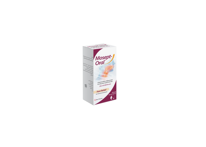 Mosept Oral Mouth Spray 45Ml